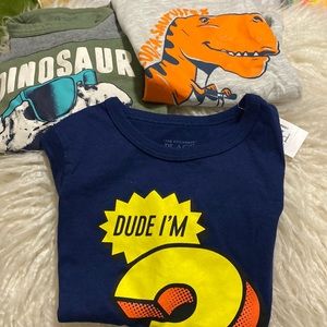 New! 3 short sleeve t shirts!